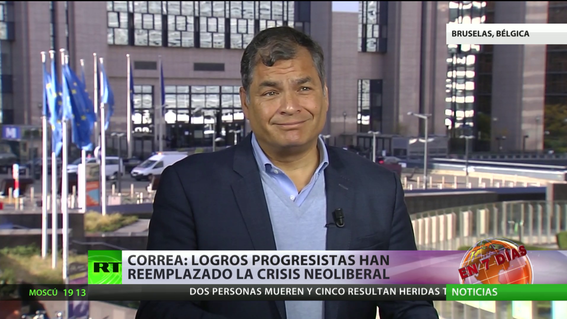 Correa: "Los logros progresistas han reemplazado la crisis neoliberal"