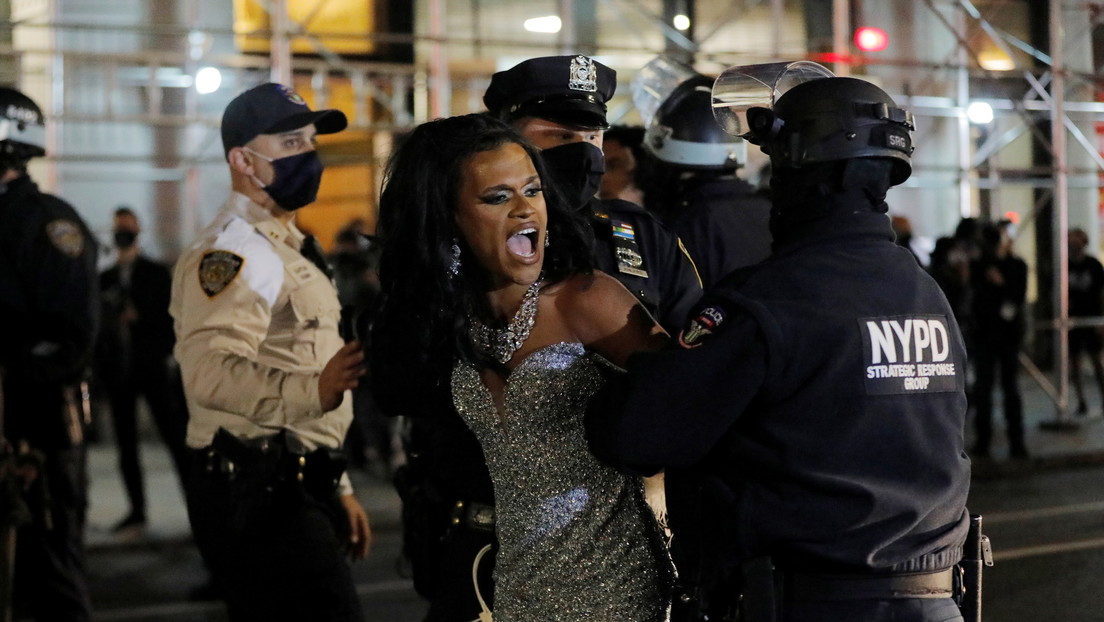 VIDEOS: Detenciones durante una nueva jornada de manifestaciones en Nueva York por un recuento completo de votos