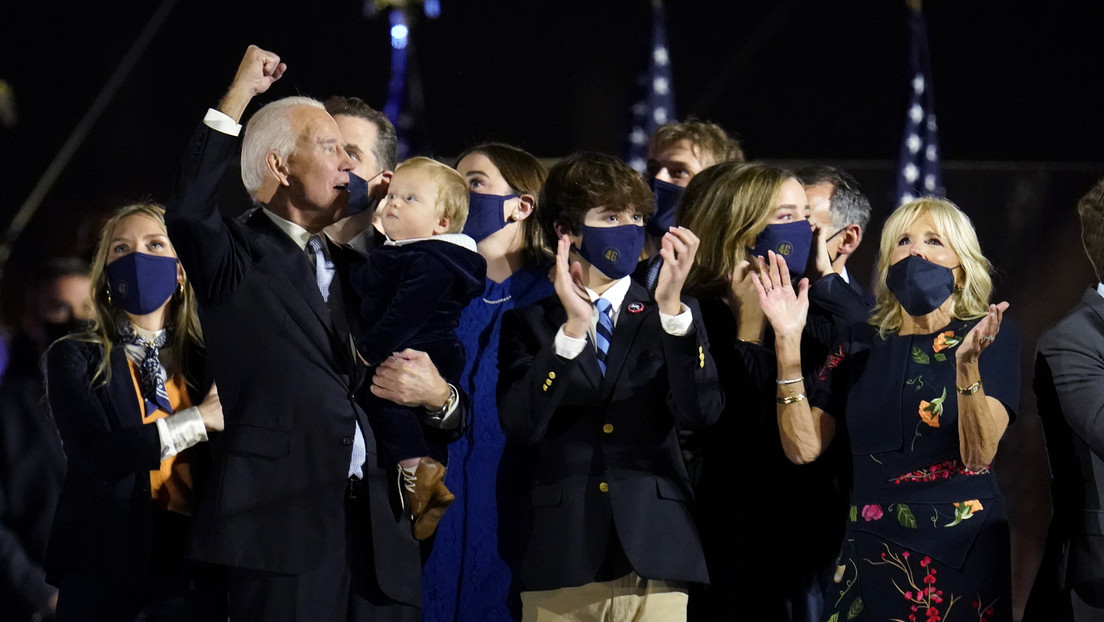 FOTOS: Familiares de Biden publican sus fotos luego de enterarse de que las proyecciones de medios le dieron la victoria en las presidenciales