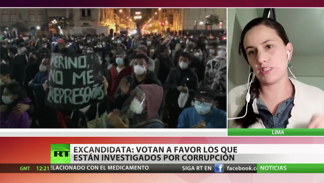 Excandidata a presidencia de Perú: La destitución de Vizcarra fue ilegítima, pues votan investigados por corrupción