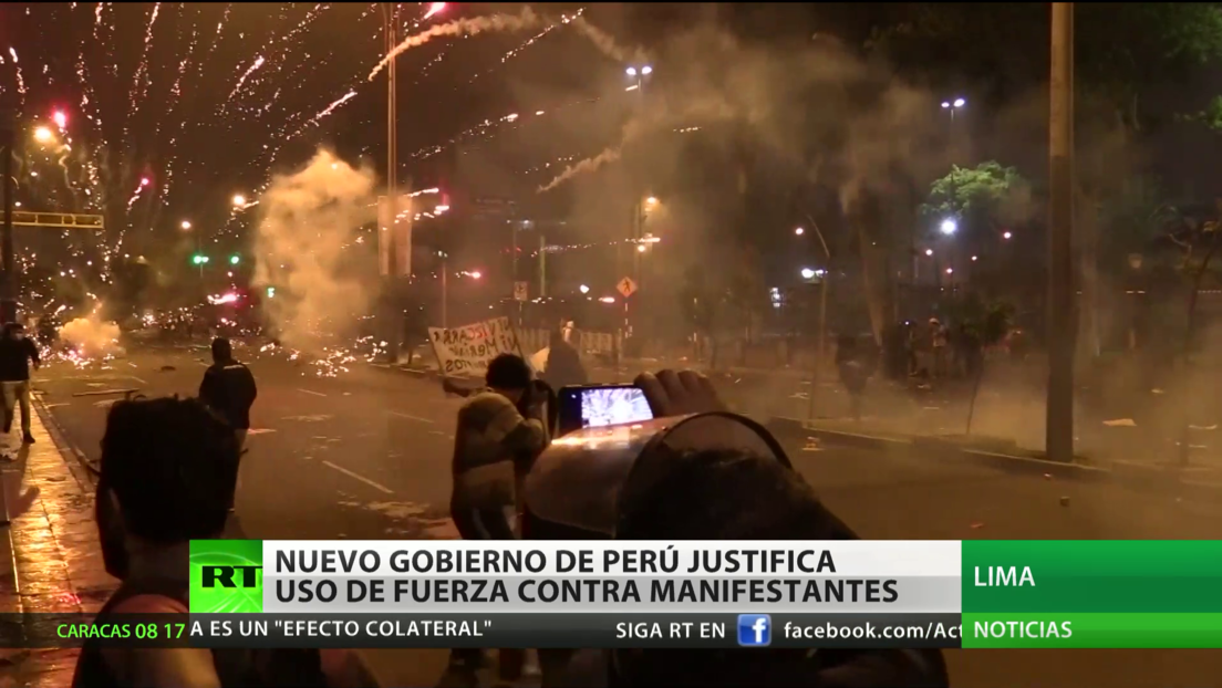 Perú: El Gobierno de Manuel Merino justifica el uso de la fuerza contra manifestantes