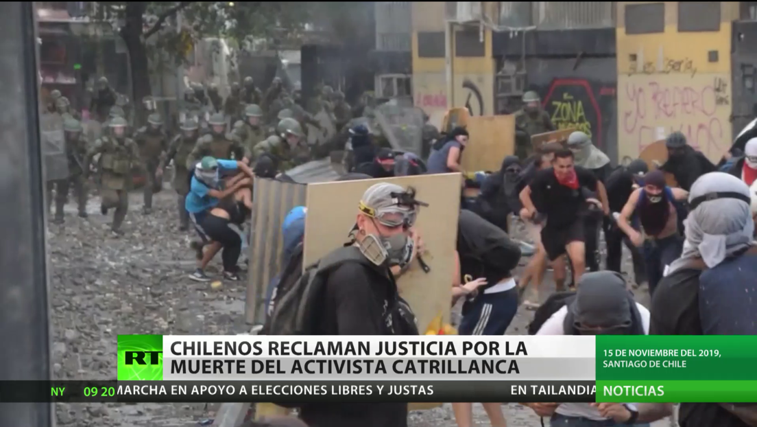 Chile: Manifestantes piden justicia por la muerte del líder mapuche Camilo Castrillanca a manos de carabineros