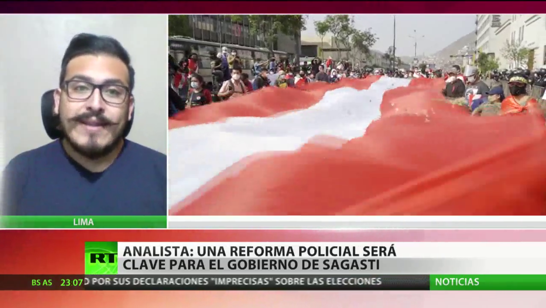 Analista político señala que la reforma policial en Perú será "clave" para el gobierno de Sagasti