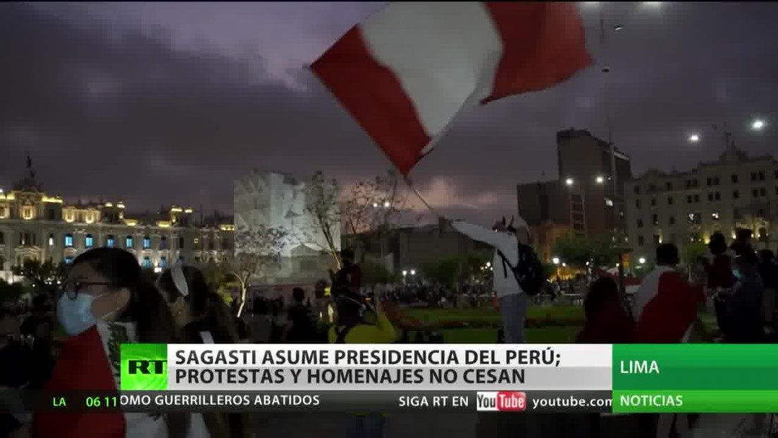 Perú: Francisco Sagasti asume la presidencia en medio de incesantes protestas