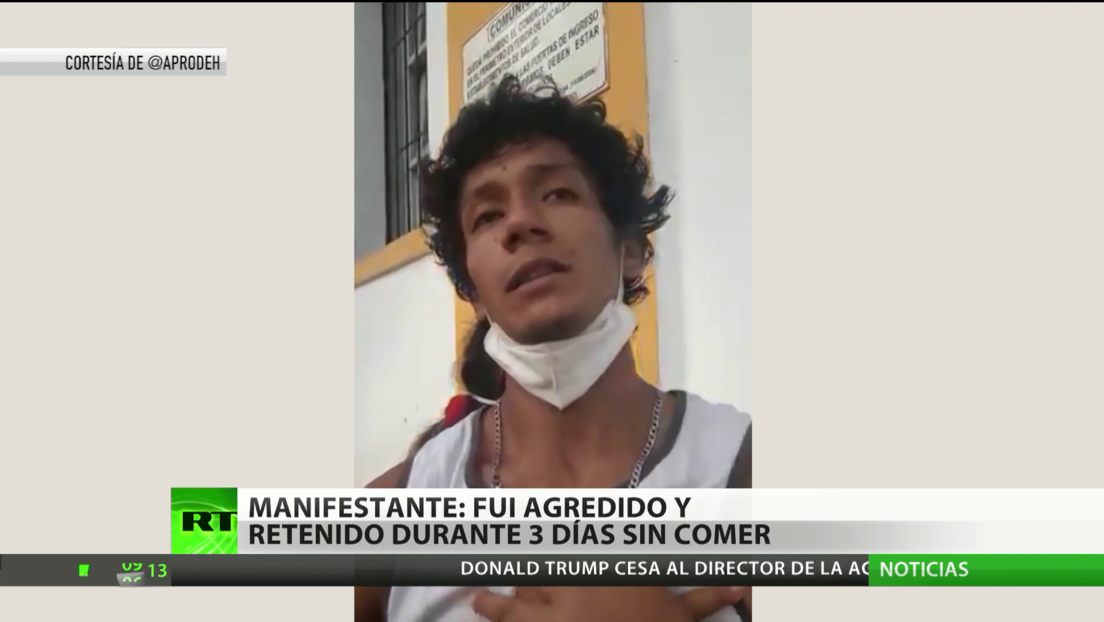 Perú: Un manifestante denuncia que fue agredido y retenido por 3 días sin agua ni comida