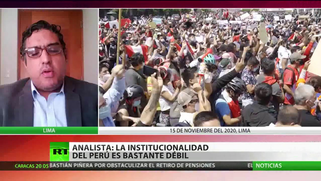 Analista: "La institucionalidad de Perú es bastante débil"
