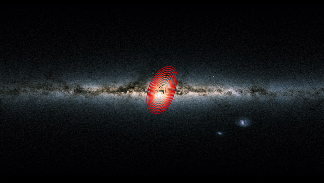 Descubren los restos de una enorme galaxia en las profundidades de la Vía Láctea