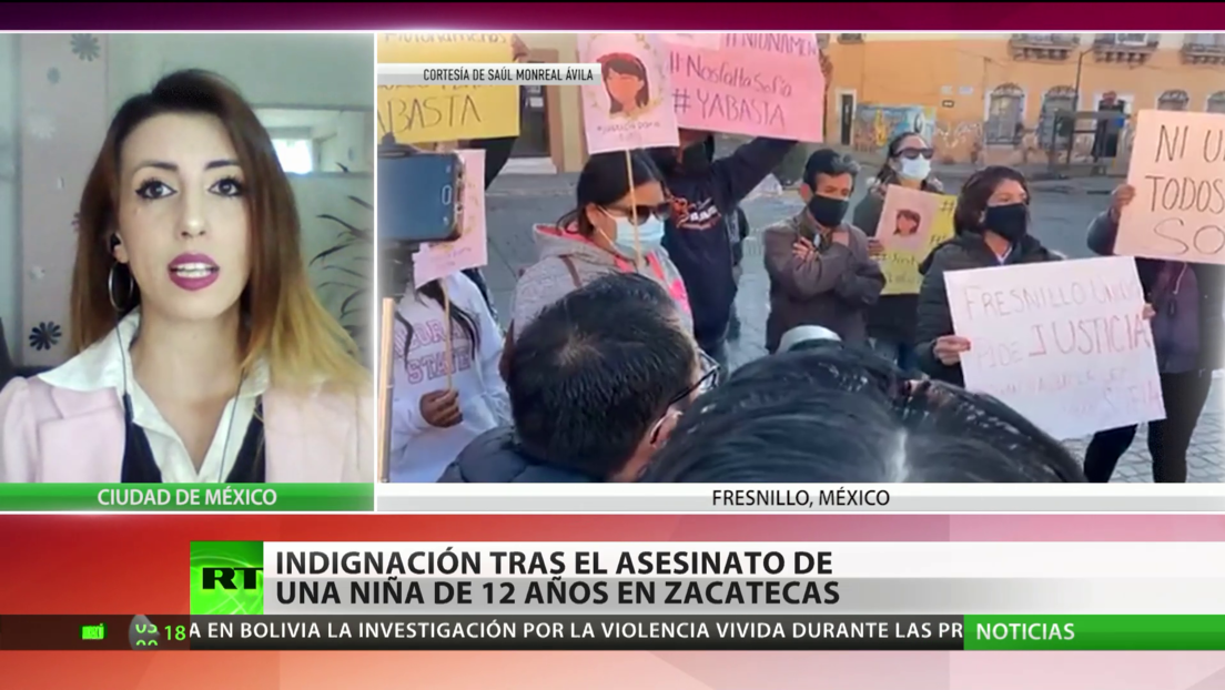 Indignación en México tras el asesinato de una niña de 12 años en el estado de Zacatecas