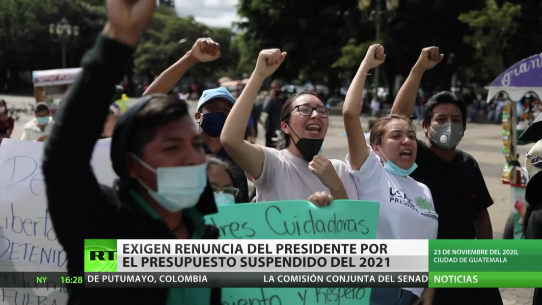 Guatemala: Siguen las protestas contra el presidente por el presupuesto suspendido de 2021