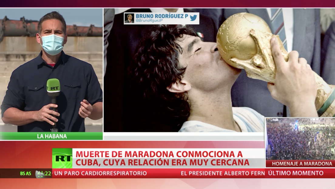 La muerte de Diego Maradona conmociona a Cuba, con la que tuvo una relación muy cercana