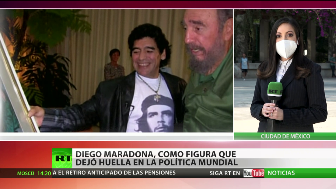 Diego Maradona, una figura que dejó huella en la política mundial