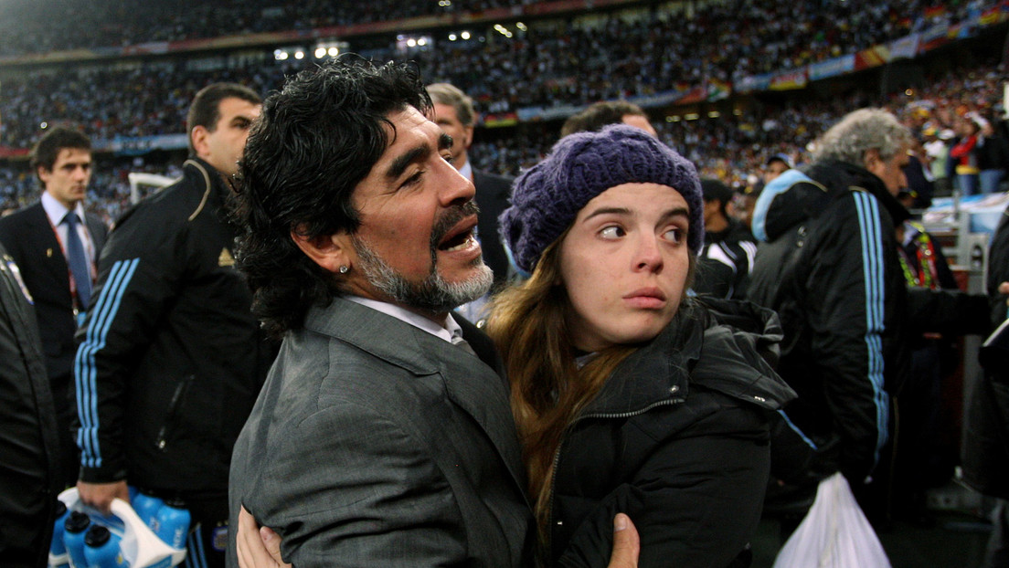 La conmovedora despedida de Dalma Maradona a su padre