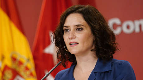 VIDEO: La presidenta de Madrid compara la curva de contagios en su región con la "boca mustia" de una diputada de la oposición