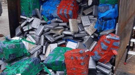 FOTOS: Incautan en Bélgica un cargamento récord de 11,5 toneladas de cocaína procedentes de América del Sur