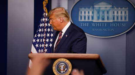 Varias cadenas de televisión en EE.UU. interrumpen un discurso en vivo de Trump porque "en gran parte es absolutamente falso"