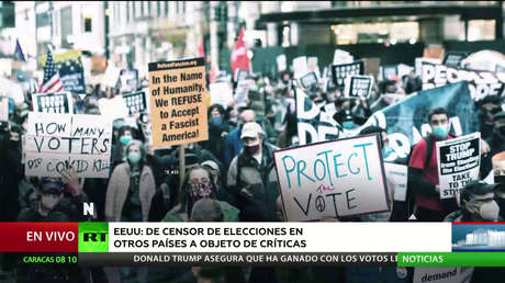 EE.UU.: De censor de elecciones en otros países a blanco de críticas