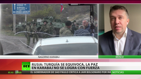 Rusia: Turquía se equivoca, la paz en Nagorno Karabaj no se logra con fuerza