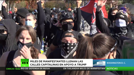 EE.UU.: Miles de manifestantes llenan las calles capitalinas en apoyo a Trump