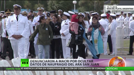 Argentina: Denuncian a Macri por ocultar datos del naufragio del submarino ARA San Juan