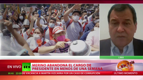 Exministro de Defensa de Perú: El nuevo presidente debe entender que su cargo será transitorio