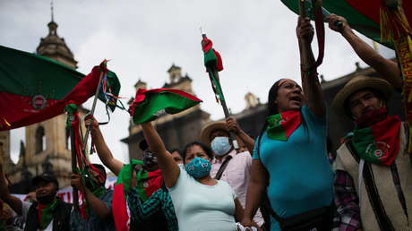 'Ni dialoga ni negocia': Nueva jornada de movilizaciones en Colombia en contra de las "políticas neoliberales" de Duque