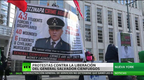 Una corte de EE.UU. retira cargos de narcotráfico al exministro de Defensa mexicano Salvador Cienfuegos