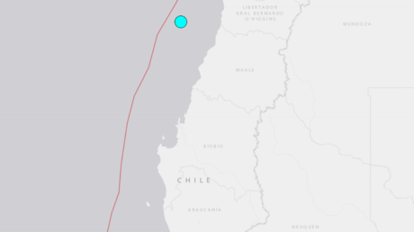 Se registra un temblor de magnitud 6,1 en la zona central de Chile