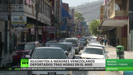 Trinidad y Tobago readmite a 16 menores venezolanos deportados tras pasar horas en el mar