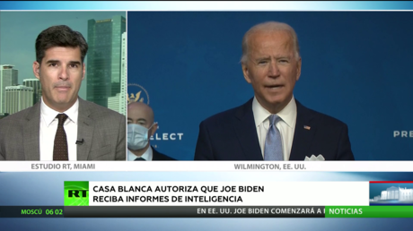 Avanza en EE.UU. el proceso de transición: la Casa Blanca autoriza que Joe Biden reciba informes de inteligencia