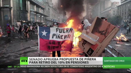 Senado chileno aprueba un segundo retiro anticipado de fondos previsionales para enfrentar la pandemia