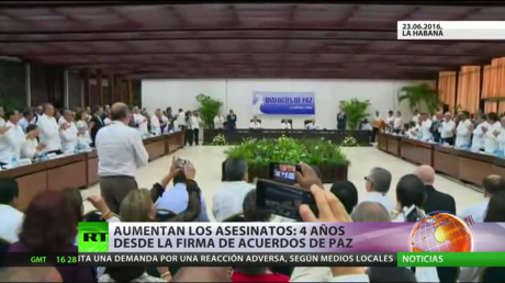 Aumentan los asesinatos de líderes sociales en Colombia a cuatro años de la firma de los acuerdos de paz