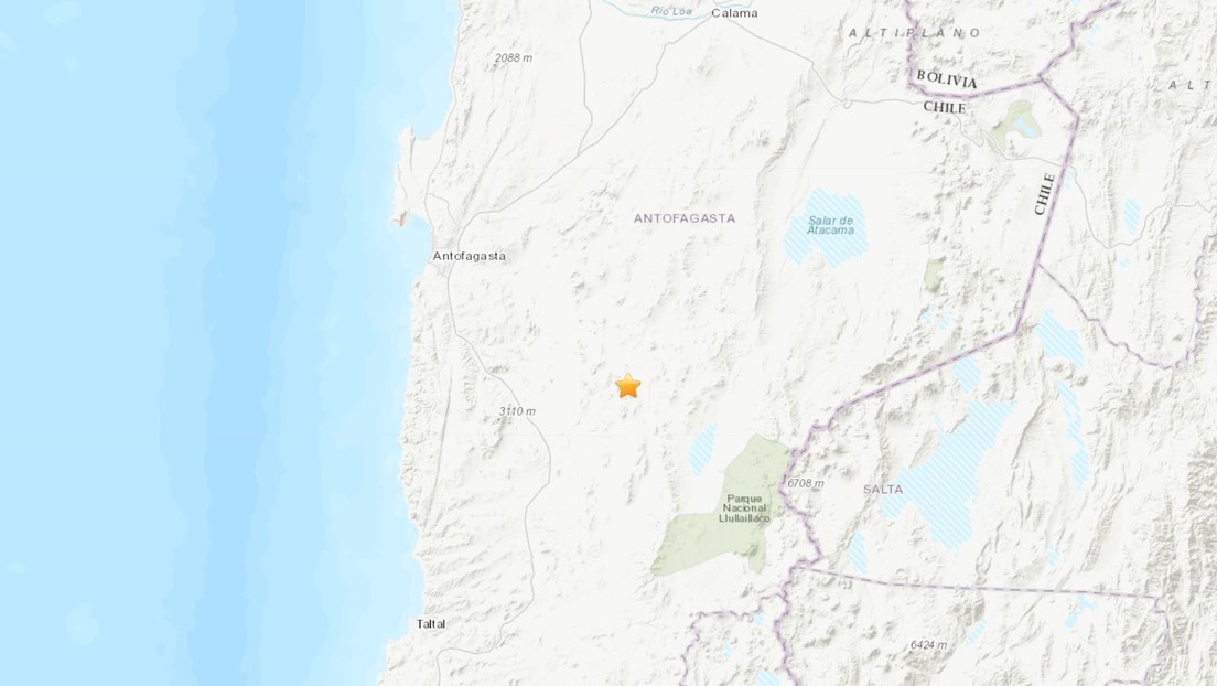 Sismo de magnitud 5,5 sacude el norte de Chile