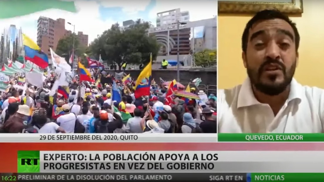 Experto: "Están impidiendo la participación del movimiento progresista en Ecuador porque el Gobierno actual no tiene ni el 6 % de aceptación"