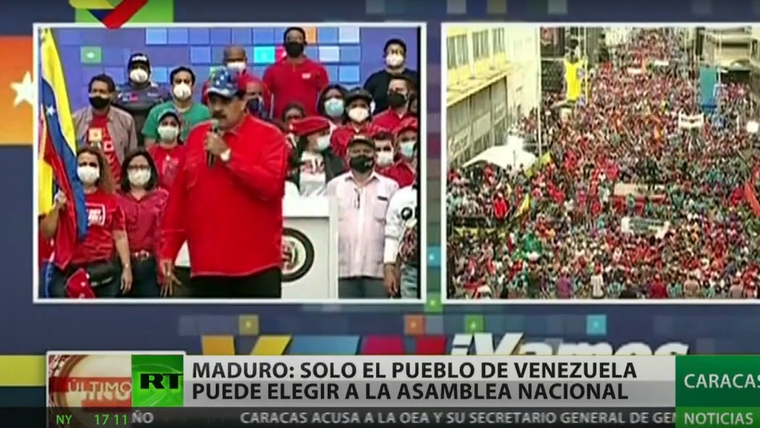 Maduro asegura que solo el pueblo tiene el poder de elegir a la Asamblea Nacional