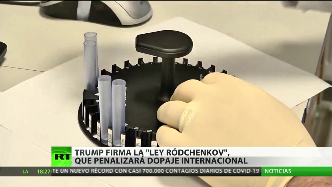 Trump promulga la ley antidopaje Ródchenkov