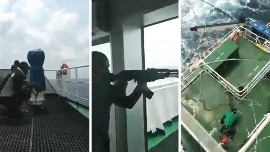VIDEO: Tripulantes filman cómo su barco es atacado por piratas en el golfo de Guinea