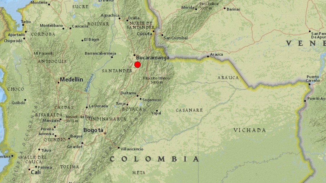 Se registra un sismo de magnitud 5,0 en Colombia y se siente en Bogotá y Medellín