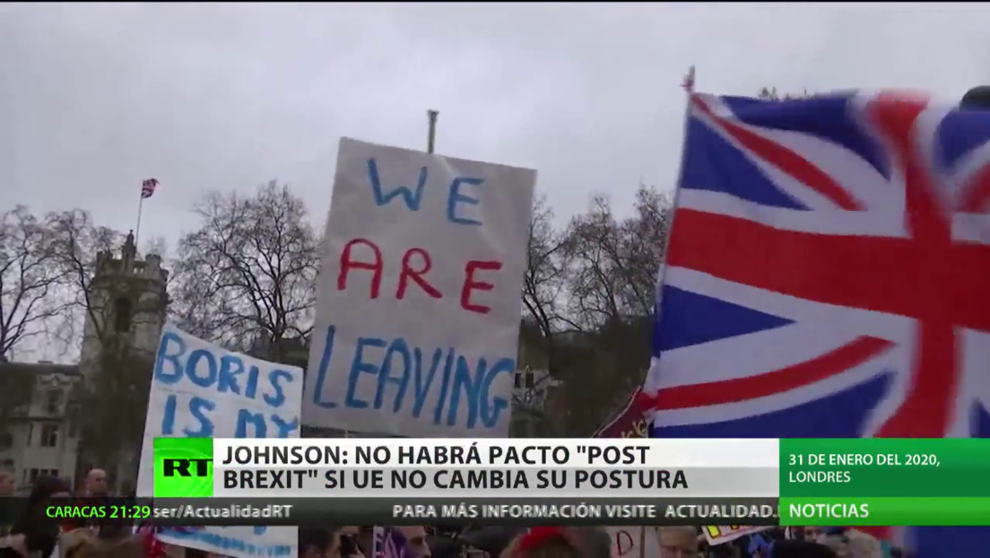 Johnson advierte que podría no haber acuerdo post-Brexit con la UE si el bloque no cambie su postura
