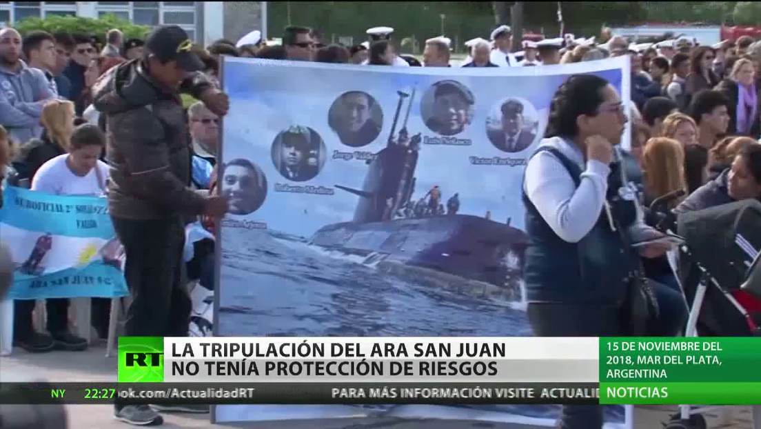 Argentina: la tripulación del submarino ARA San Juan nunca tuvo póliza de protección de riesgos