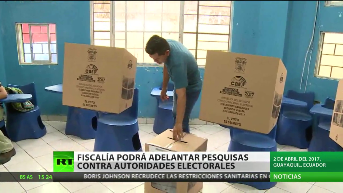 La Fiscalía General de Ecuador podrá adelantar pesquisas contra las autoridades electorales del país