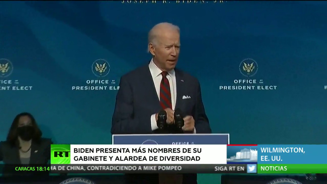 Joe Biden presenta más nombres de su gabinete y alardea de diversidad