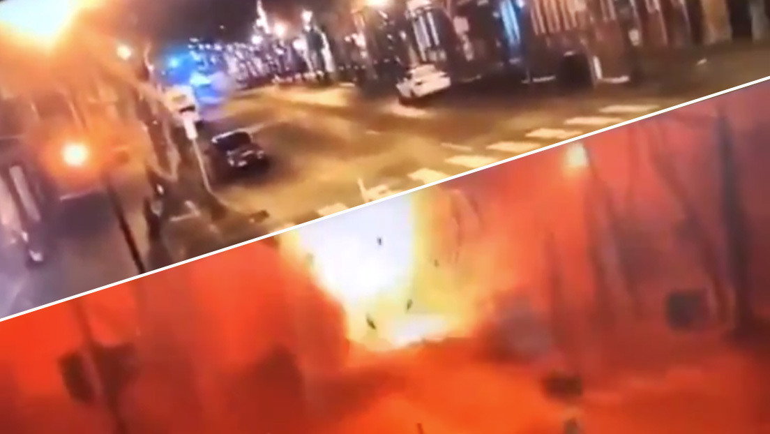 VIDEO: Captan el momento exacto de la explosión en Nashville