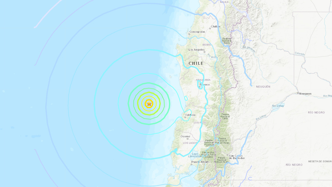 Se registra un terremoto de magnitud 6,7 en Chile
