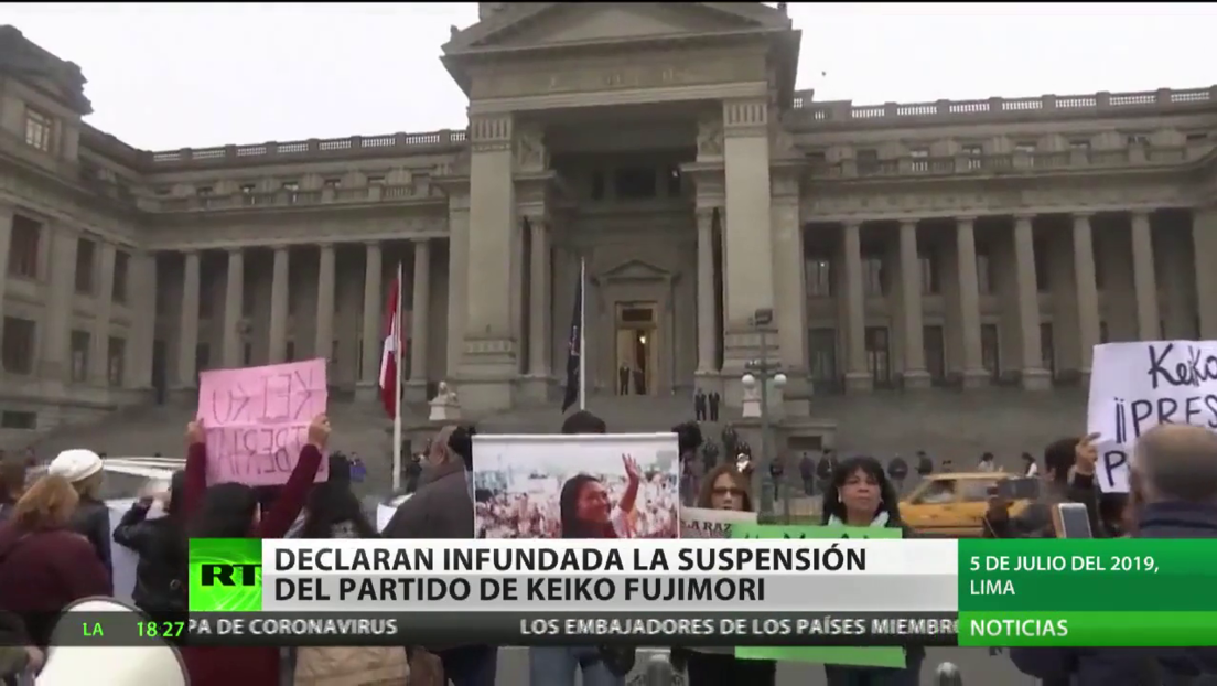 Tribunal peruano rechaza solicitud de suspensión del partido de Keiko Fujimori