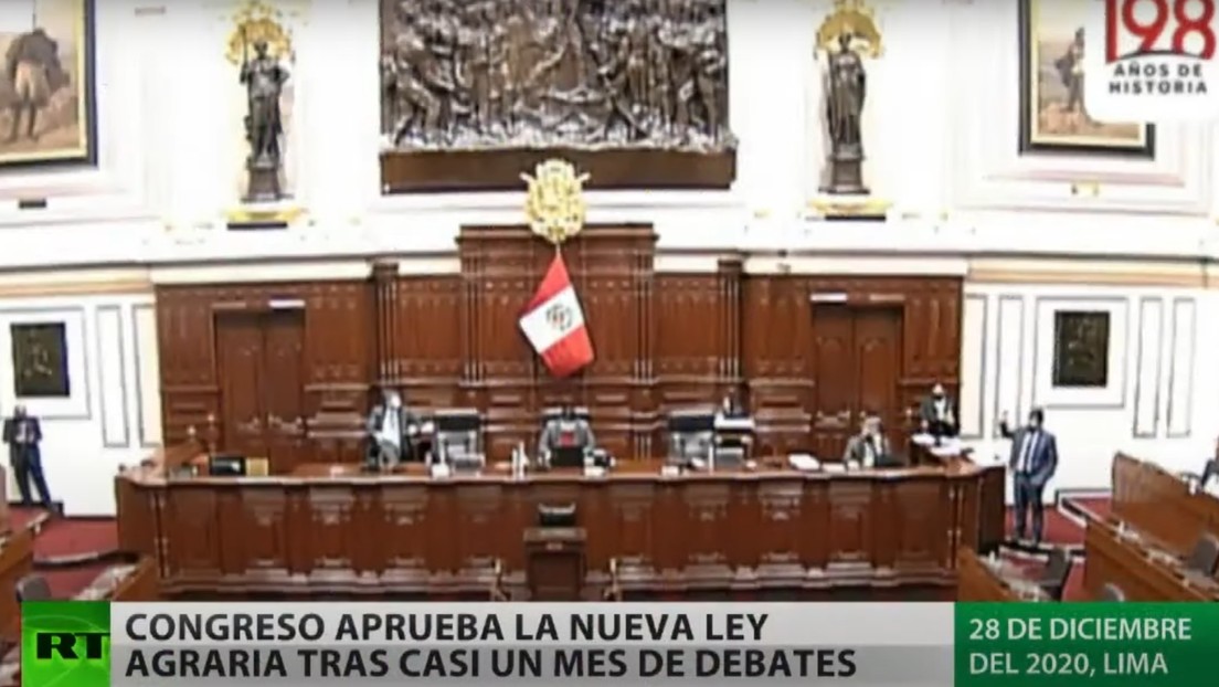 Congreso de Perú aprueba la nueva ley agraria tras casi un mes de debates