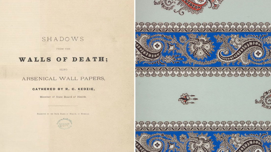 'Sombras de los muros de la muerte: hechos e informaciones que preceden a un libro de muestras de papel tapiz arsenical'