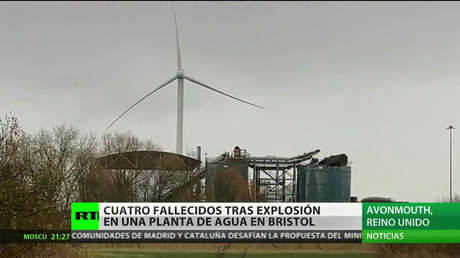 Cuatro fallecidos al explotar una planta de agua en el Reino Unido