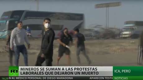 Mineros se suman a las protestas contra la Ley de Promoción Agrícola, que dejan un muerto en Perú
