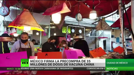 México firma la precompra de 35 millones de dosis de una vacuna china contra el covid-19