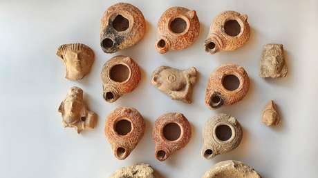 FOTOS: Redescubren tras más de 80 años un taller romano de lámparas de aceite en Israel